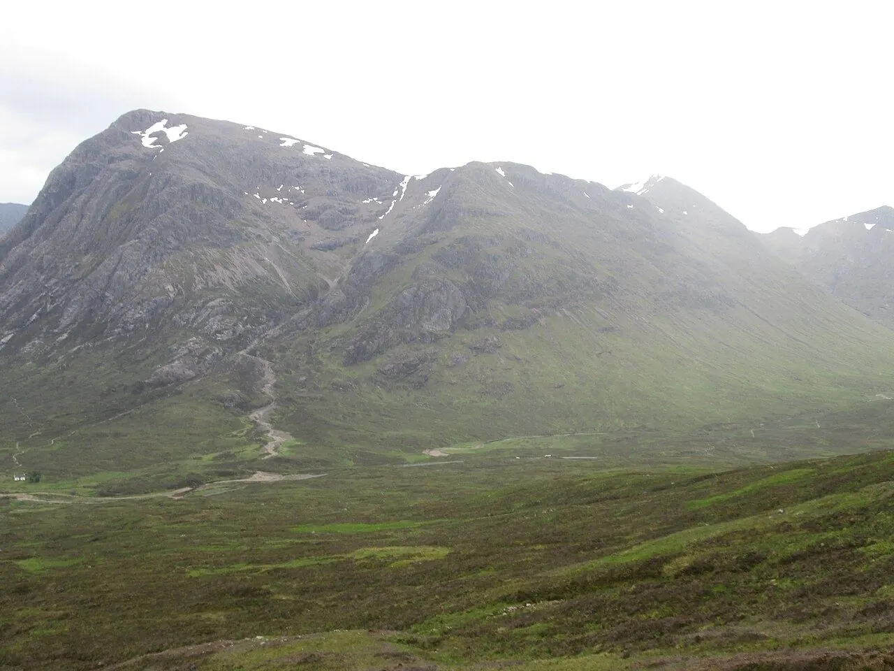 A steep way up Buachaille Etive Mor